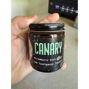 Canary Strawberry Kiwi 240 Toothpaste Tablets - NEW Unopened